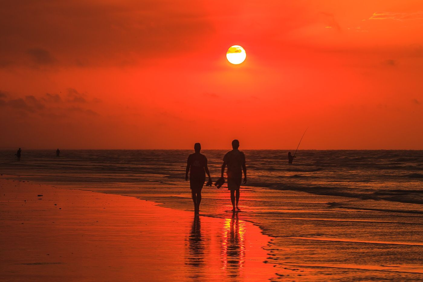 Sunset over Eighty Mile Beach