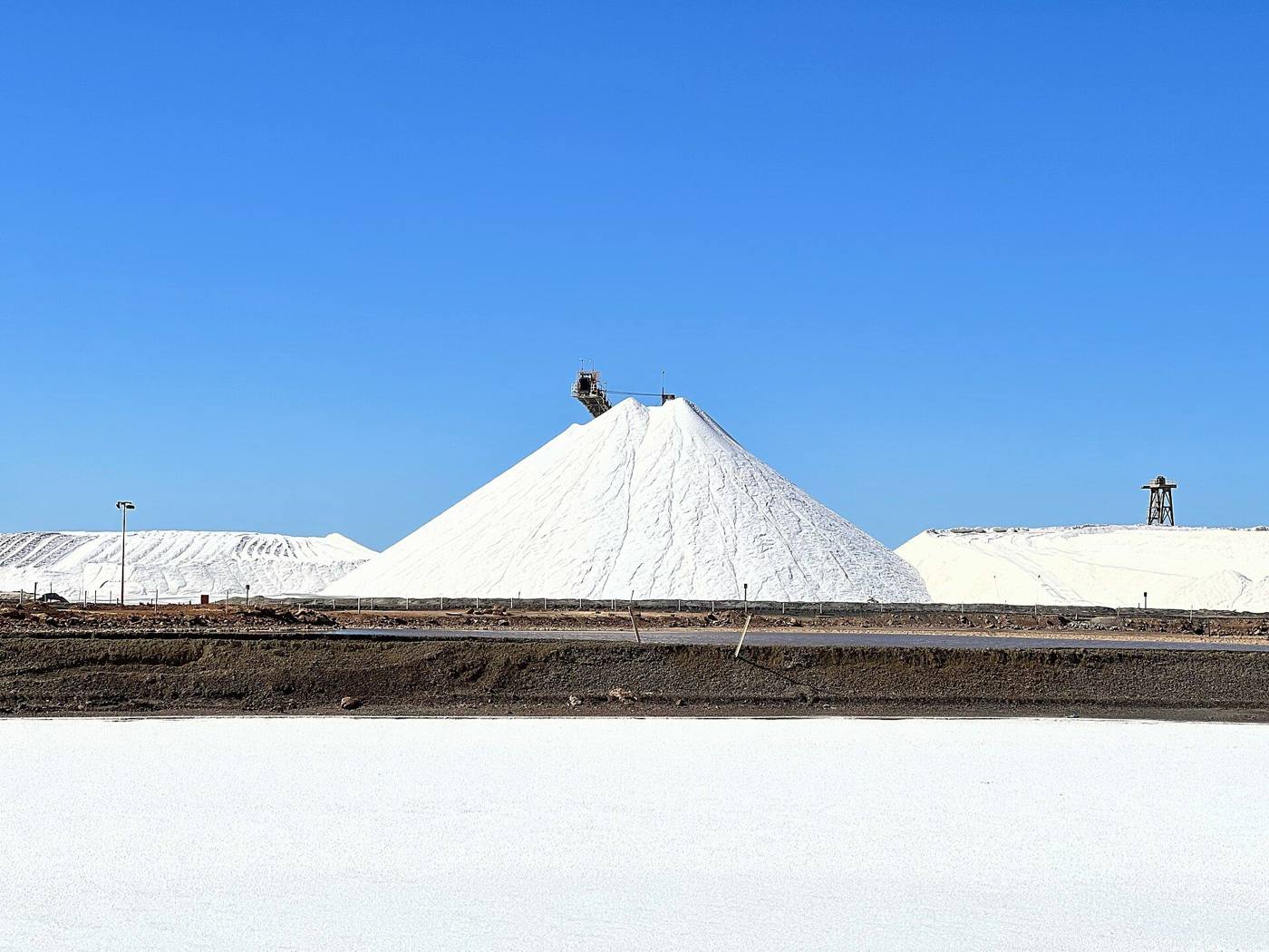 Salt stockpile, Port Hedland